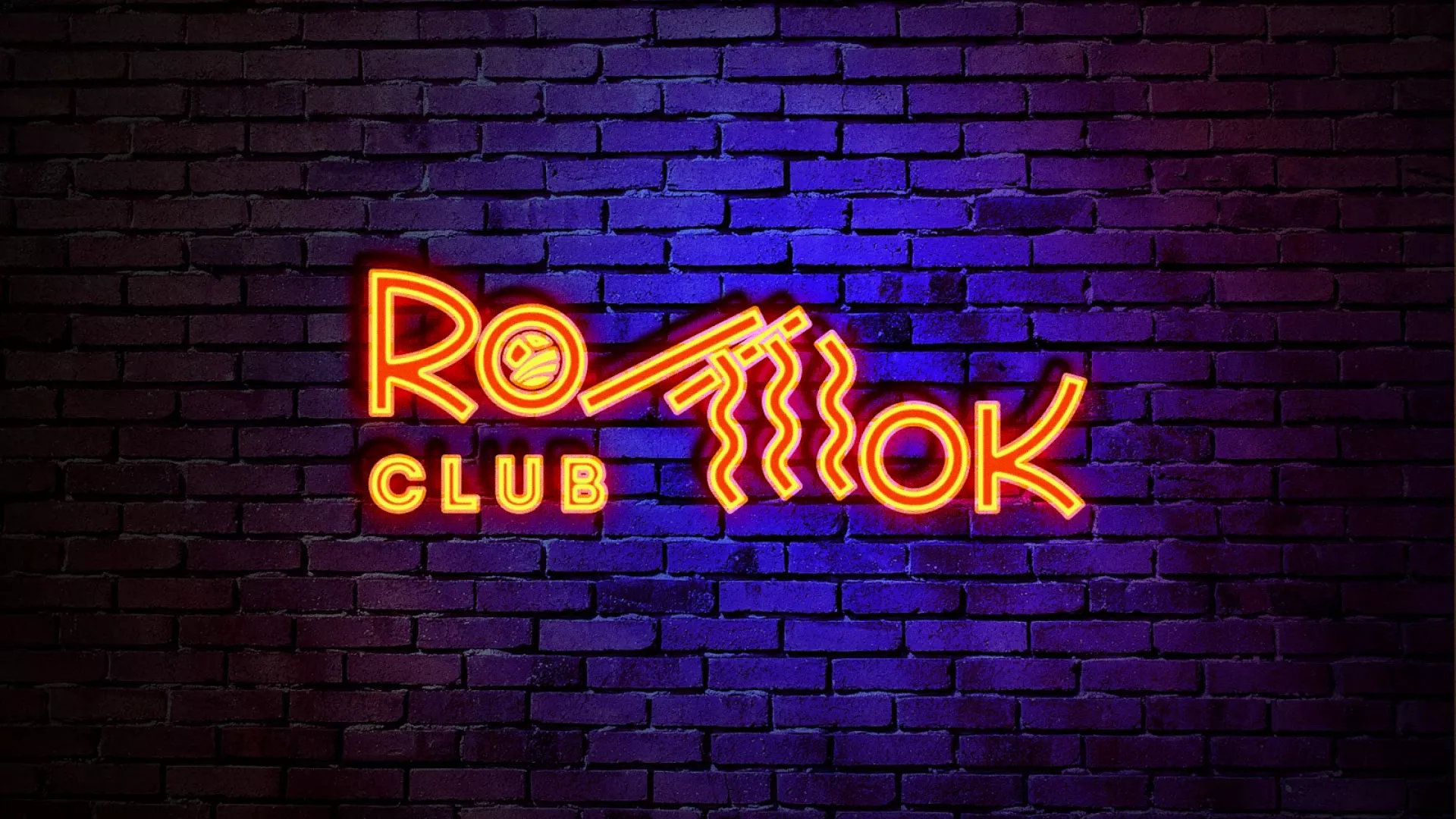 Разработка интерьерной вывески суши-бара «Roll Wok Club» в Ухте